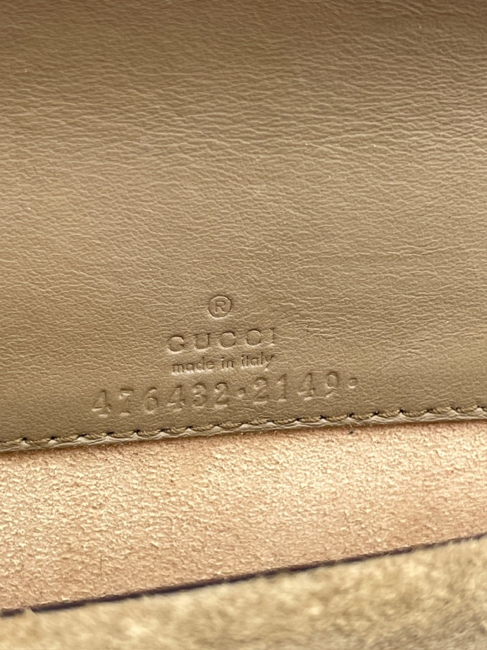 Gucci GG leather Supreme Super Mini Dionysus Bag Canvas Suede Chain Bag Purse - Picture 12 of 14